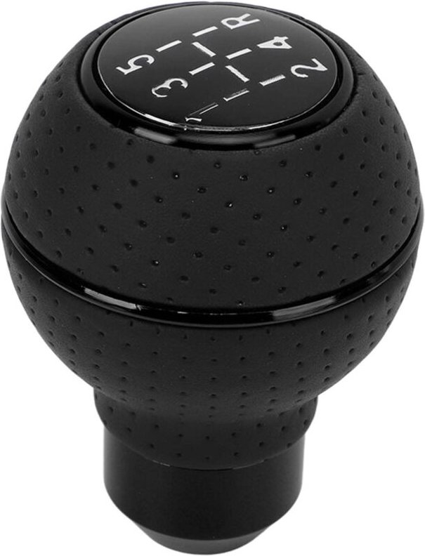 Zoternen - Universal 5-Gang-Aluminium-Schaltknauf Manueller Auto-Schaltknauf (Schwarz)