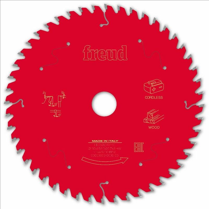Sägeblatt für Akku-Handkreissäge Freud 160 1,45/1 AL20 Z48 ba 10° - F03FS10050 -FR05W017HC