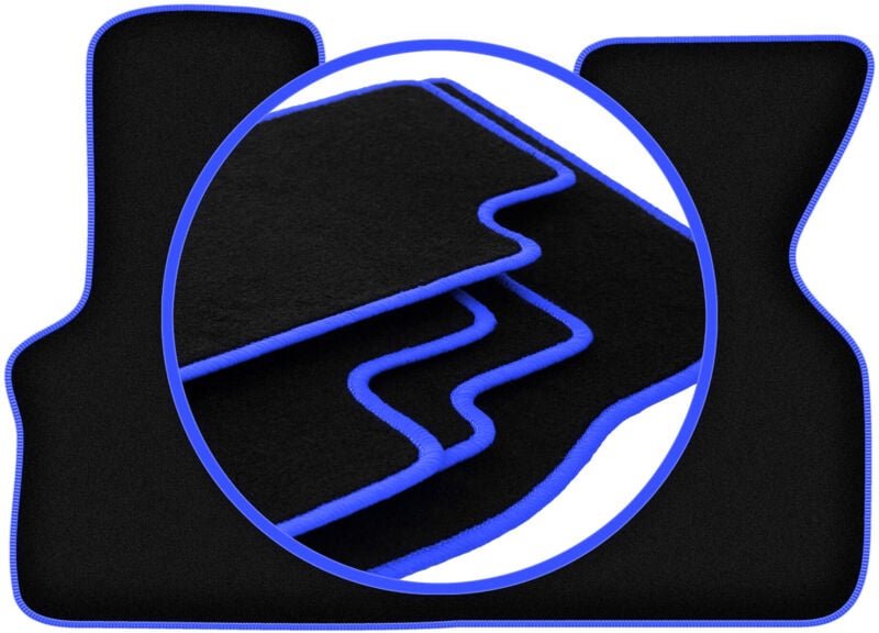 CARLUX-BLUE Autofußmatten für: Volkswagen Transporter T4 Kastenwagen (1992-2003)