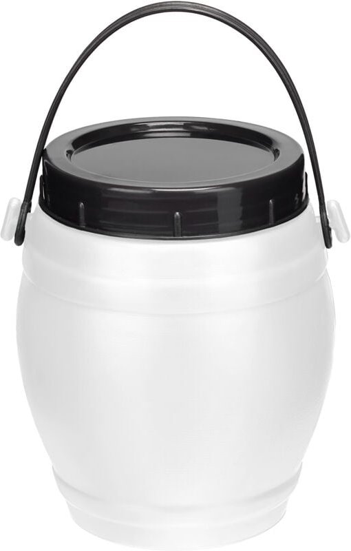 Garronda 1,5 Liter Behälter mit Deckel Futtertonne Weithalsfass BPA-frei Kleines Fass Wasser Box mit Deckel Ideal als tr...