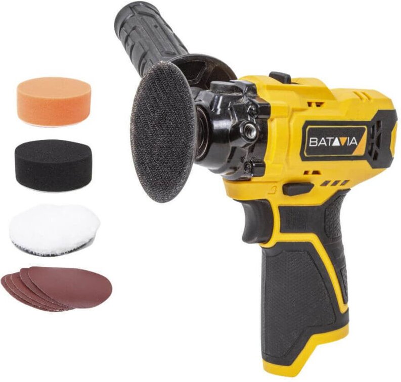 Batavia - Akku-Poliermaschine/Exzenterschleifer 75 mm Exkl. Akku und