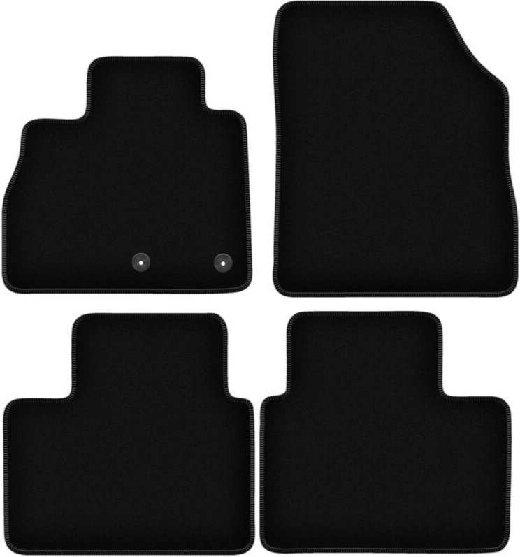 BASIC schwarze Veloursmatten für: Renault Scenic IV Minivan (2016-)