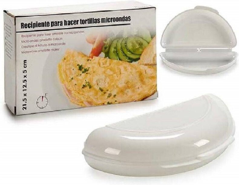 Trade Shop Traesio - Trade Shop - cuistic plastic intens fritta nach microonde 12.5X21.5X5CM recipient health -