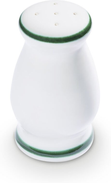 Gmundner Keramik - Grüner Rand, Salzstreuer bauchig