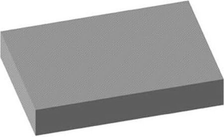 Teardrop grauer Teppich 100x140cm elektrischer Isolator Dicke 3mm