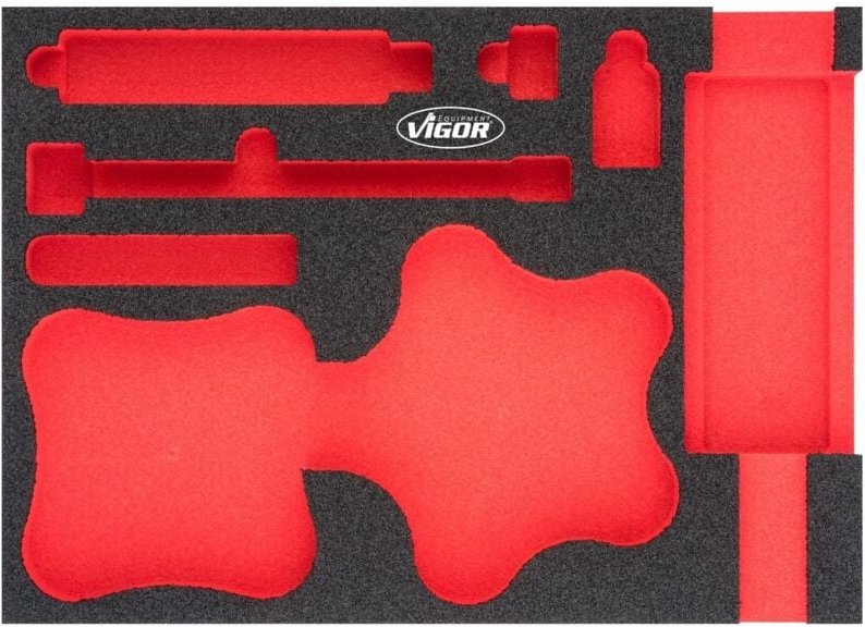 Thumbnail - Weichschaumeinlage ∙ leer ∙ V4904-L ∙ l x b x h: 393 mm x 282 mm x 35 mm