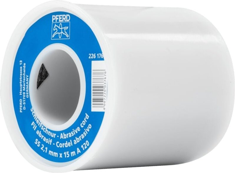 Korund Schleifschnur ss ø 2,1 mmx15 m A120 für Werkzeug- und Formenbau - Pferd