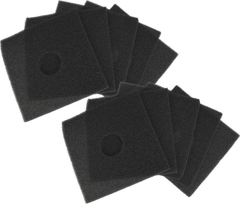 10x Filter kompatibel mit Helios Ventilatoren elf & elsn Serie - 160 x 160 mm - Ersatz für 0587 - Lüfter Ersatzfilter Zu...