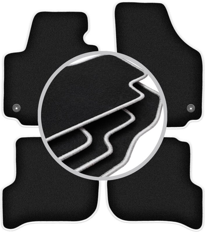 CARLUX-SILVER Autofußmatten für: Seat Altea XL Minivan (08.2008-2015)