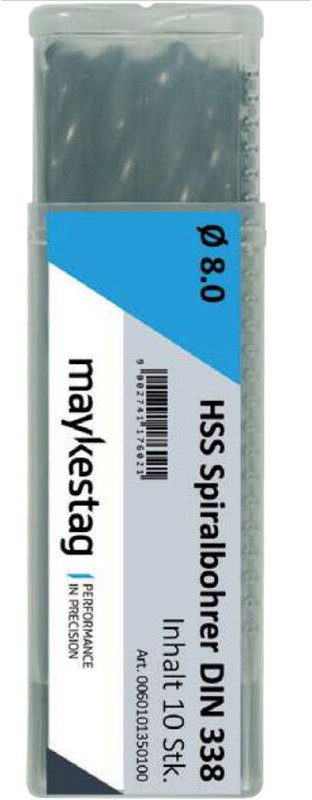 Thumbnail - Alpen - 0060100325100 hss Spiralbohrer 3.25 mm Gesamtlänge 65 mm din 338 10 St.