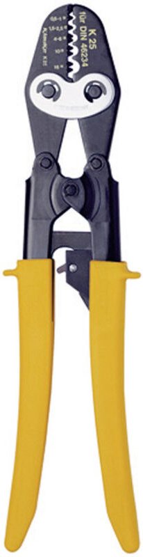 Klauke - K25 K25 Presszange Rohrkabelschuhe, Rohrverbinder, Quetschkabelschuhe 0.5 bis 16 mm²