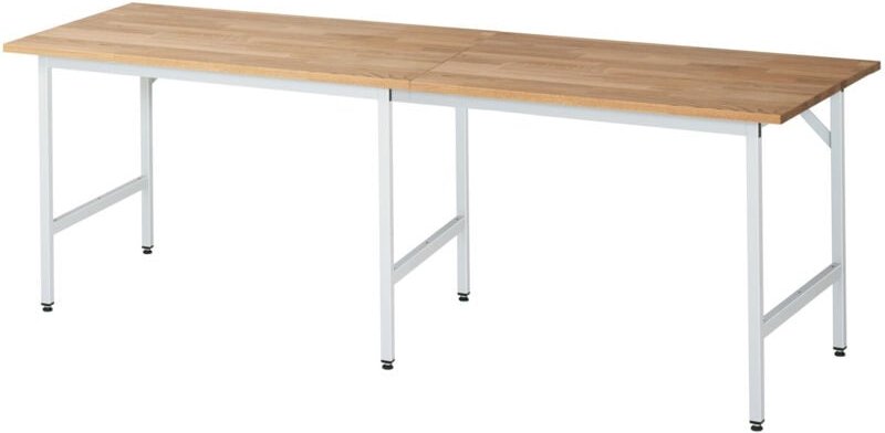 Arbeitstisch Jerry höhenverstellbar, B2500xT800xH800-850mm, B-Platte-25mm - RAU