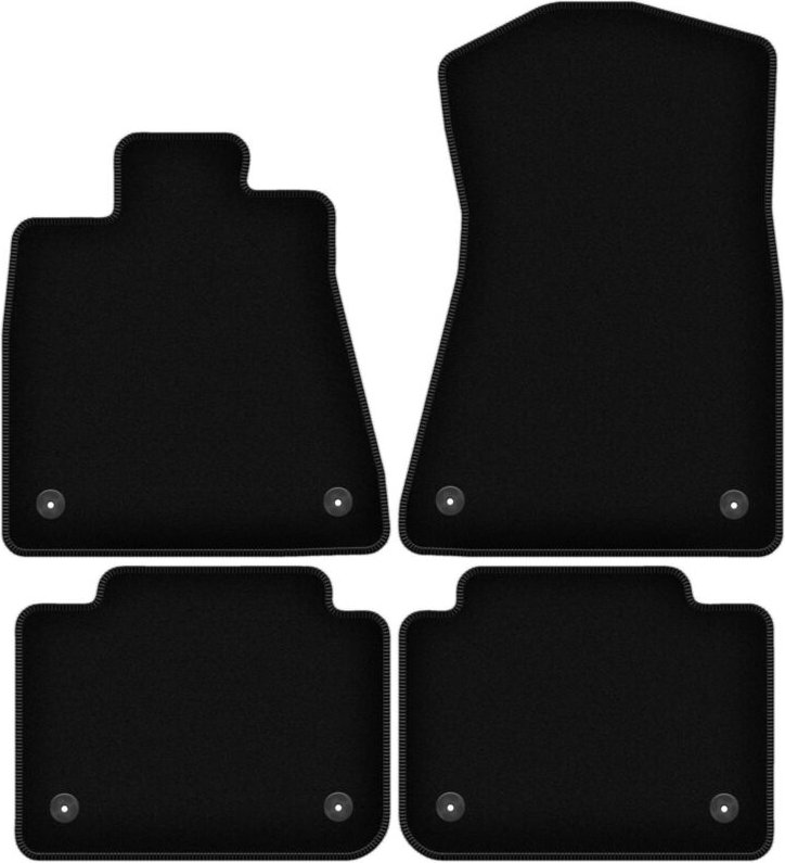 BASIC schwarze Veloursmatten für: Lexus GS IV 0 (2012-2020)
