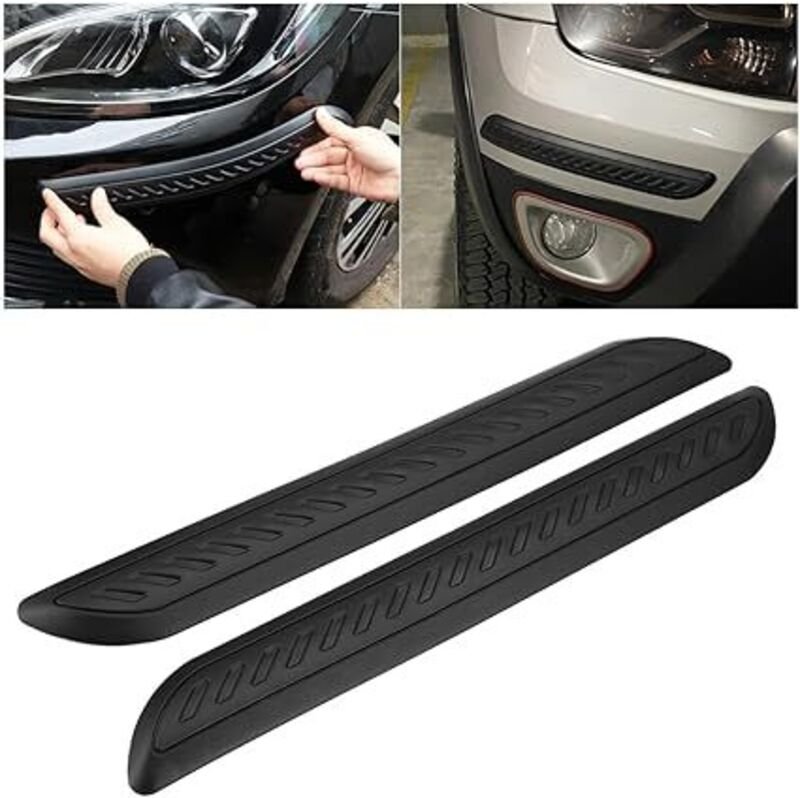 Stück Auto-Stoßstangenschutzstreifen, PVC-Kratzschutz-Selbstklebestreifen, Anti-Reibungs-Karosserieaufkleber, universell...