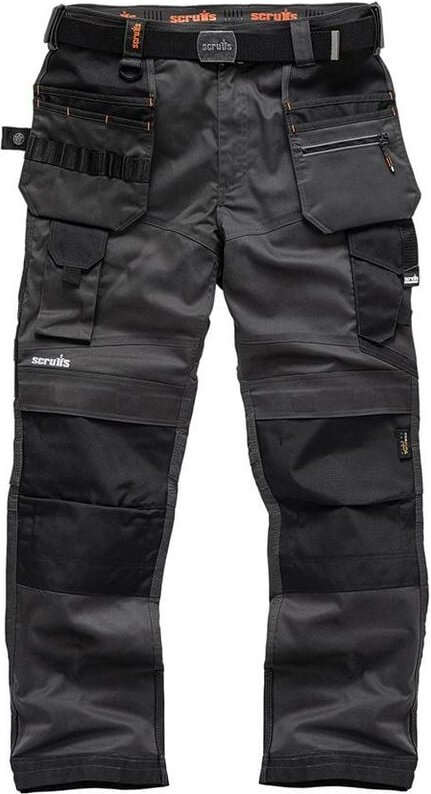 Thumbnail - Arbeitshose mit Holstertaschen „Pro Flex“, anthrazit Größe 94 lang