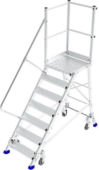 Matisère - Plattformleitern 6 Stufen - Maximale Arbeitshöhe. 3.20m - ES306GA-R