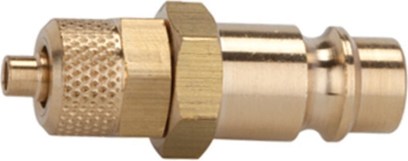 Nippel für Kupplungen nw 7,2 - nw 7,8, ms blank, für Schlauch 8x6 - Riegler