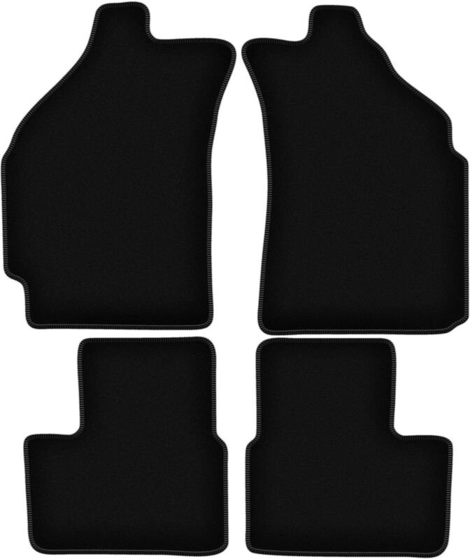 BASIC schwarze Veloursmatten für: Chevrolet Matiz Fließheck (2004-2009)