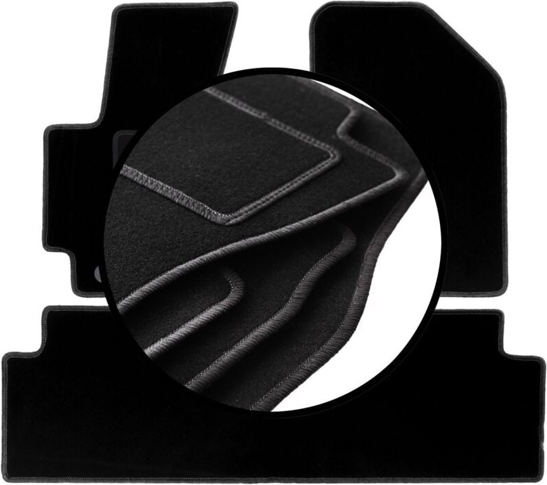 Komplettset Veloursmatten für: Kia Soul II Minivan (2013-)