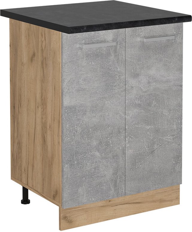 Thumbnail - Vicco - Küchenunterschrank R-Line, Beton, 60 cm , ap Anthrazit