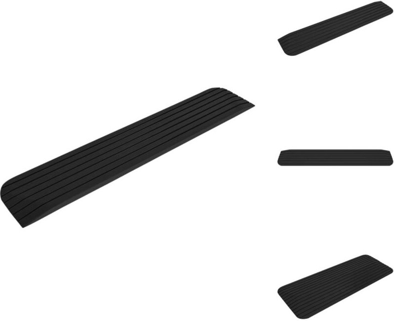 Verkehrsschilder - Living Schwellenrampe 110x21x2,5 cm Gummi