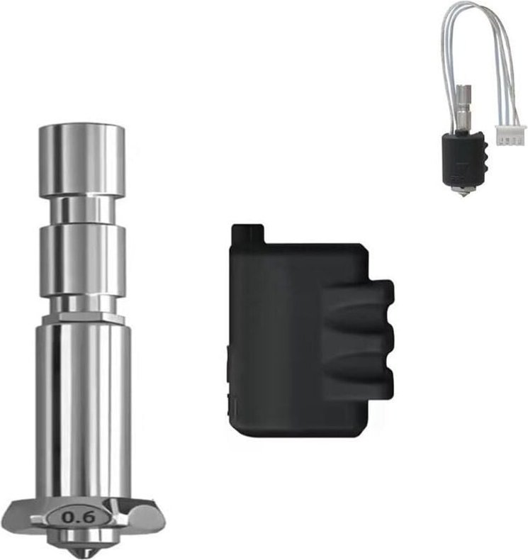 Hotend-Heizung für Anycubic Kobra3 Max Thermistor-Silikonsocken mit 0,6 mm Edelstahldüse Kobra3 Max Hotend