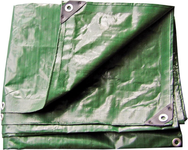 Dema - pe - Gewebeplane / Abdeckplane grün 6x10m 210g/m²