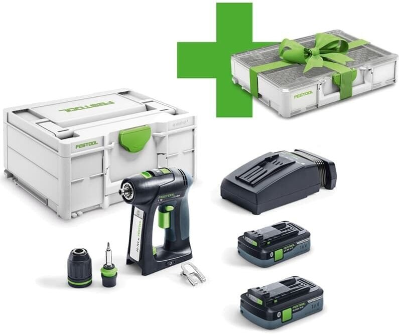 Akku-Bohrschrauber c 18 hpc 4,0 I-Plus Organizer Edition - 577427 - Festool