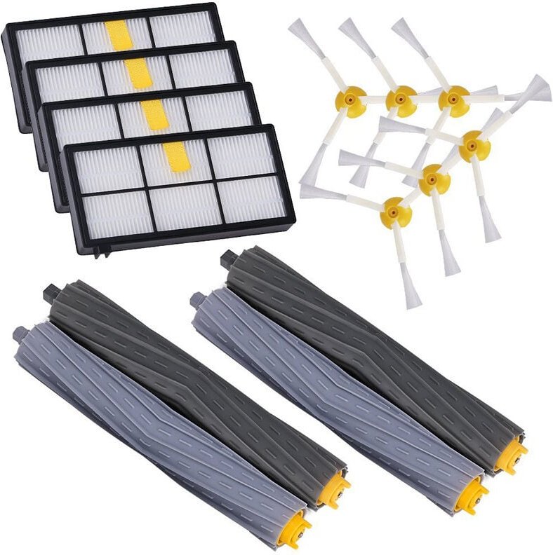 Thumbnail - For Irobot 800 900 Series Sweeper Accessories Set Roller Brush Filter Side Brush Cleaning Brush 1 Set