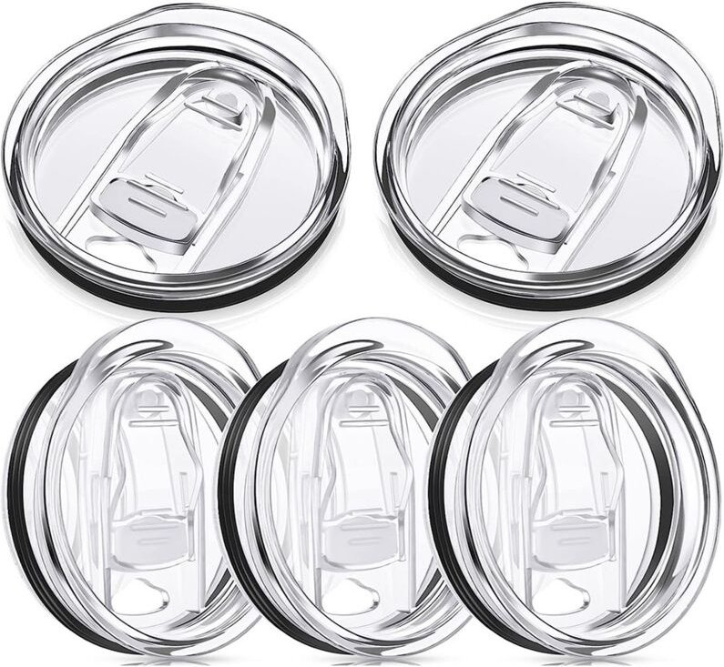 Tlily - 20-Unzen-Ersatzdeckel für Tumbler, Ersatzdeckel Aus Kunststoff, Spritzwassergeschützte Deckelabdeckungen, Auslau...