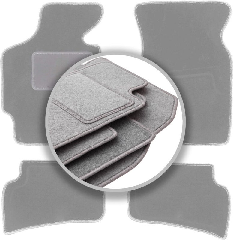 Graue Autofußmatten für: Ford Probe MK1 Coupé (1988-1992)