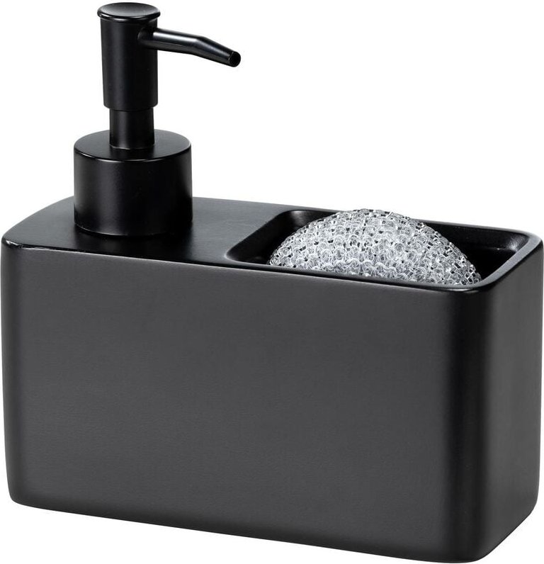 Spülmittelspender mit Schwammhalter resa, 150 ml Wenko