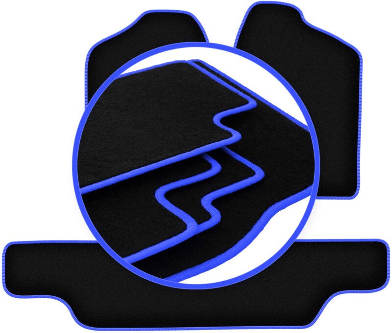 CARLUX-BLUE Autofußmatten für: Opel Frontera A 3-Türer (1991-1998)