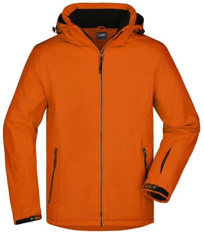 James&nicholson - Wintersport Jacke Herren JN1054 Gr. xl dark-orange