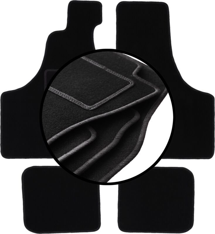 Kompletter Satz Veloursmatten für: Fiat 126P n.a. (1973-2001)