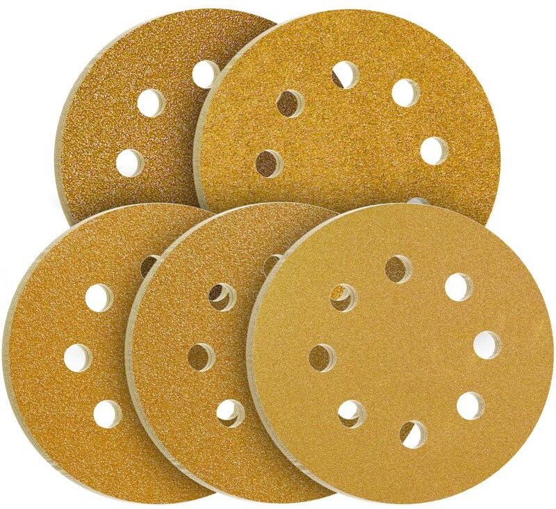 Schleifscheibe 125 mm 40/60/80/120/240 Schleifpapier mit gemischter Körnung 100 Stück Schleifscheiben für Exzenterschlei...