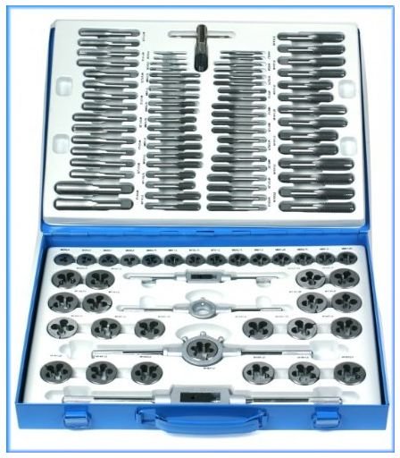 GSR - Gewindeschneidsortiment 110tlg. M/Zoll