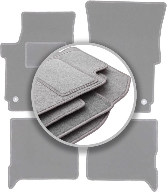 Graue Automatten für: Volkswagen Amarok Pickup (2010-)