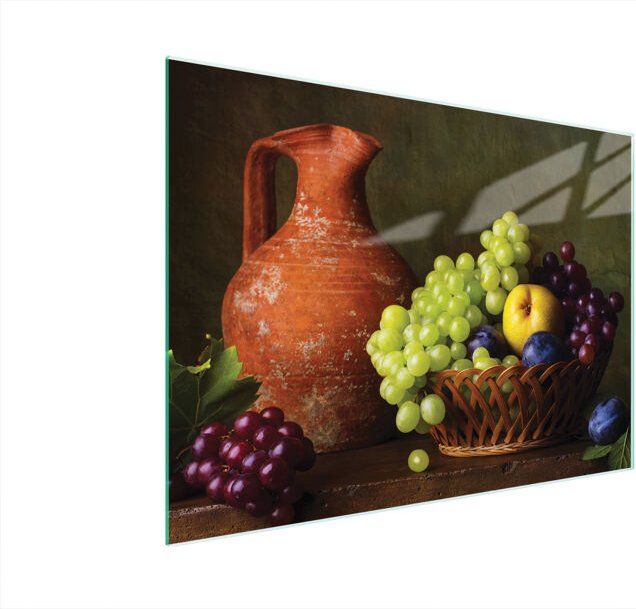 Glasschneidebrett 40x30 Trauben