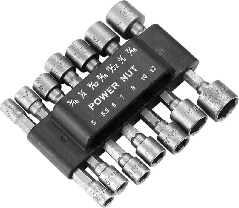 14-teiliger Innensechskant-Mutternschlüssel-Adapter, Schraubendreher-Einsatz, Bit-Steckschlüssel-Satz, Innensechskant-Mu...