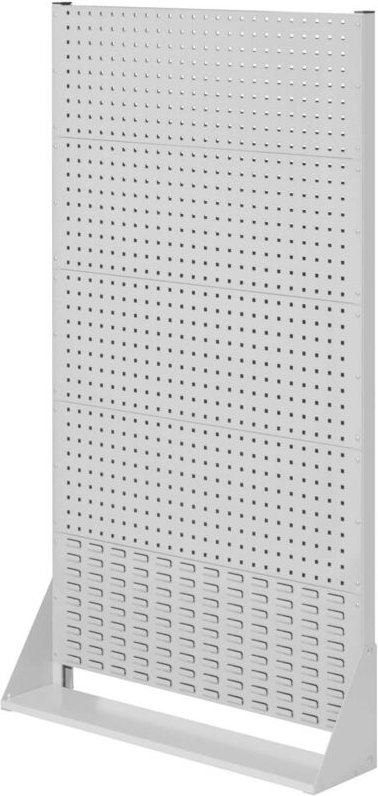 Kappes ®RasterPlan Stellwände einseitig Größe 5 - 4x Lochplatten 1x Schlitzplatte Lichtgrau RAL 7035