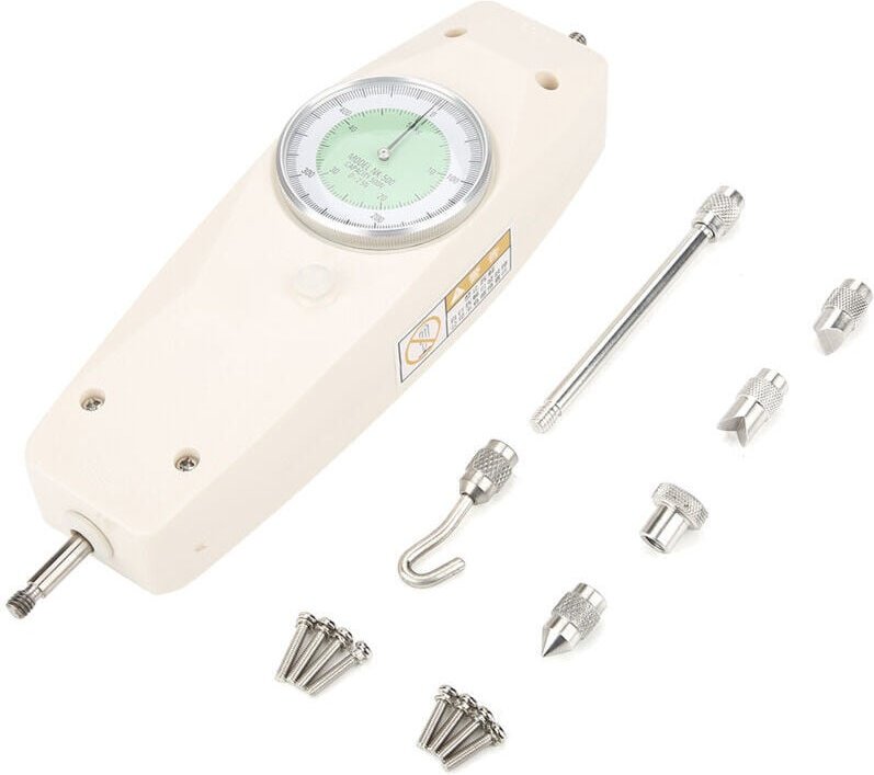 500N Analoges Dynamometer Kraftmessgerät Tester Push-Pull-Kraftmessgerät Zeiger Analoges mechanisches Push-Pull-Kraftmes...