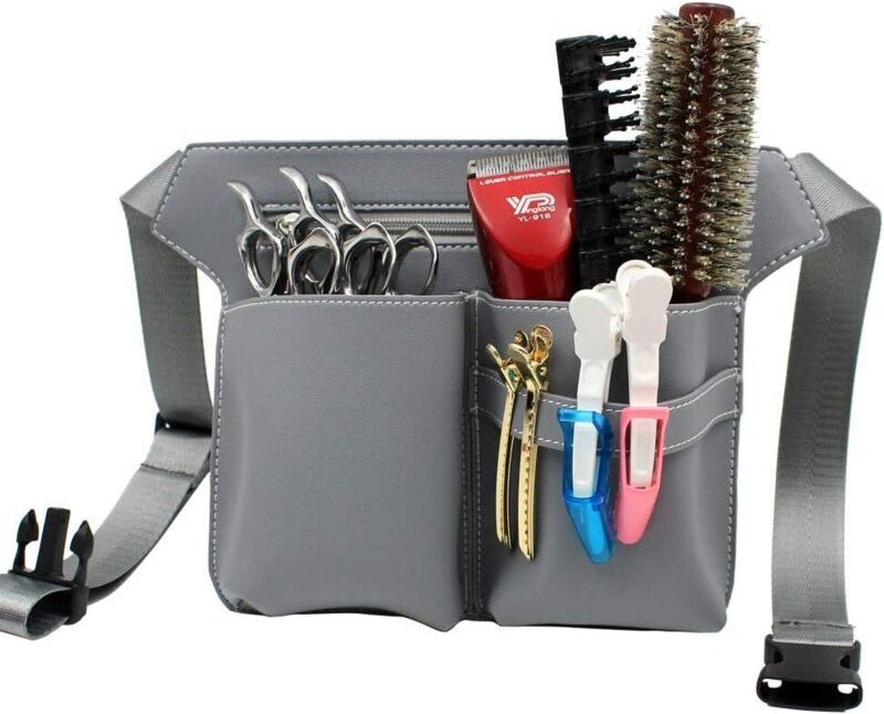 Friseurtaschen, Friseur-Gürteltasche, Salon-Profi-Friseur-Werkzeugtasche, Barbier-Werkzeugtasche, professionelle Friseur...