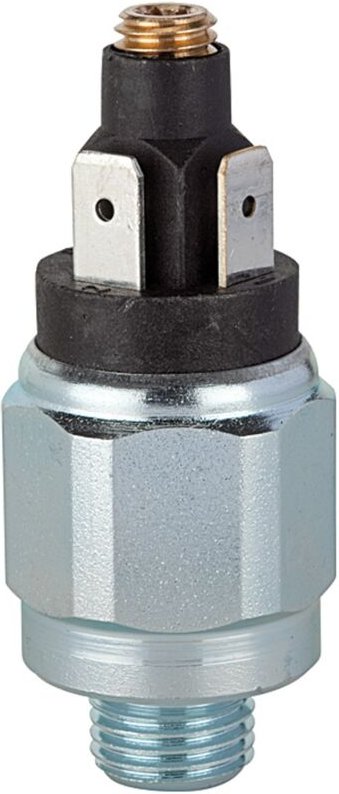 Riegler Druckschalter, Standard, Stahl verz., G 1/4, 10 - 70 bar, Öffner