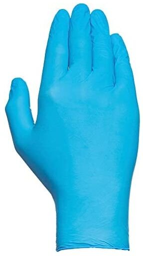 Juba - Schachtel mit 100 Einmalhandschuhen aus Öko-Nitril, puderfrei, Größe m