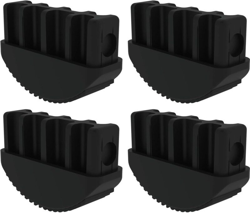 4x Innenschuh elektrisch ableitfähig für Leitern bis Baujahr 2004 85 x 25 mm - 019196 - Günzburger Steigtechnik