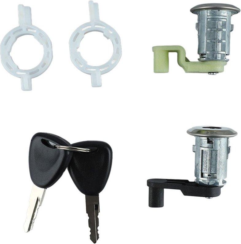 Zoternen Autotürschlosszylinder mit 2 Schlüsseln, sanfte Steuerung, 7701468981, Ersatz für MEGANE CLIO THALIA