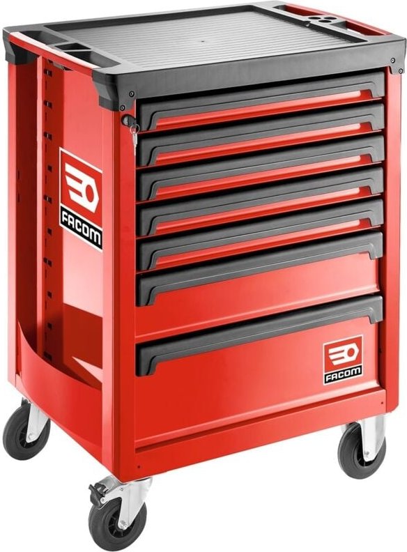 FACOM Werkstattwagen ROLL, 7 Schubfächer 3 Module, rot