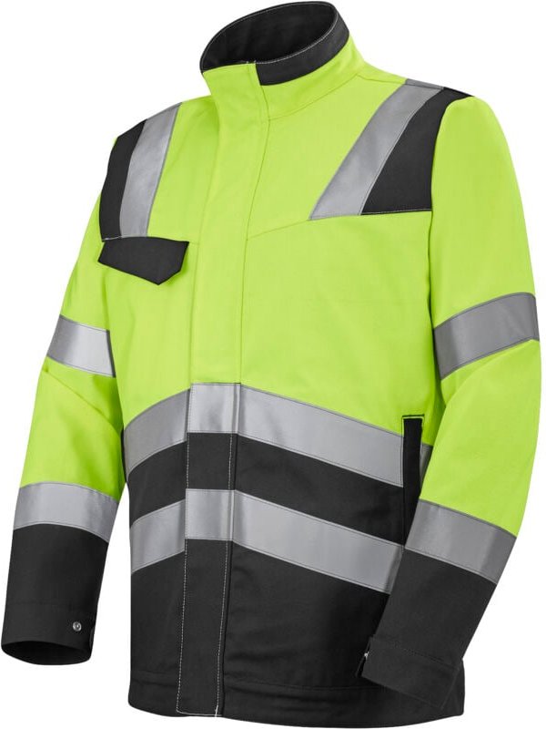 Sicherheits-Reflektorjacke FLUO XP Gelb Fluorescent/ Grau CONVOY S
