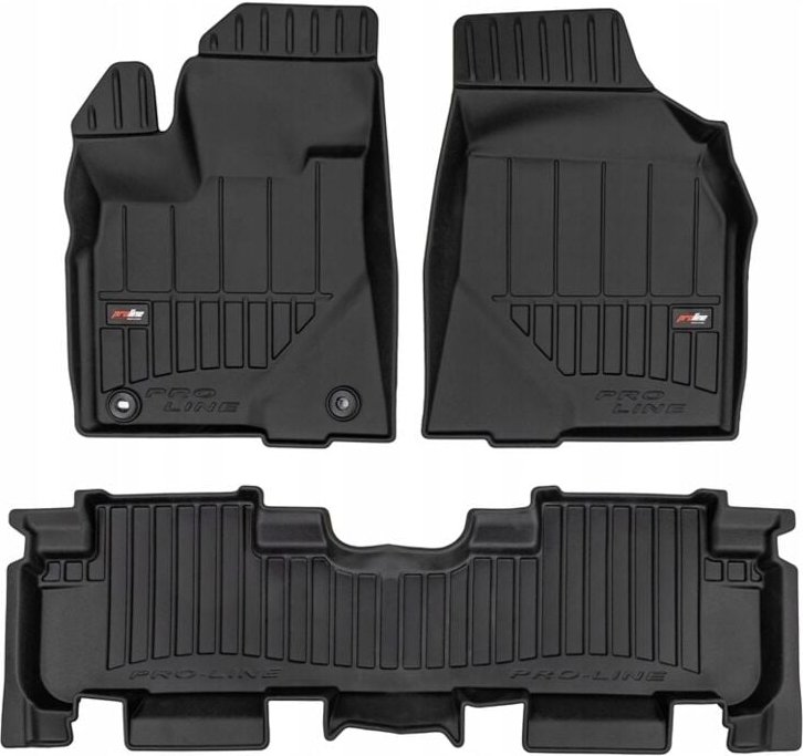 Thumbnail - Fußmatten Gummimatten Toyota Highlander 2 2007-2013 3D Mulden